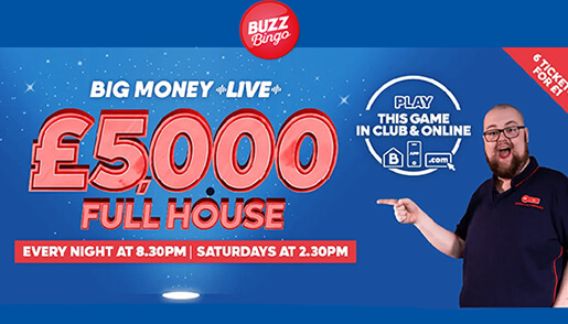 Buzz Bingo’s New Big Money Live Game