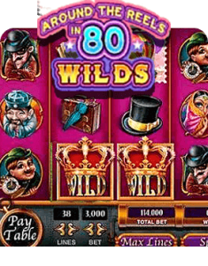 Around the Reels in 80 Wilds Slot Review