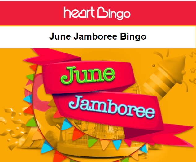 heart bingo The June Jamboree