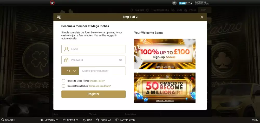 Mega Riches Casino Review 